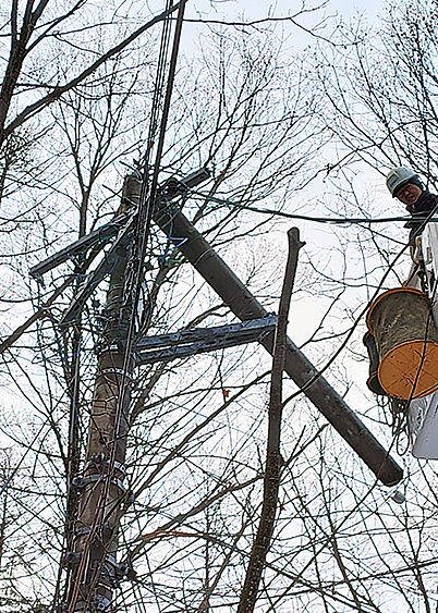 災害やトラブル時に電気を復旧する