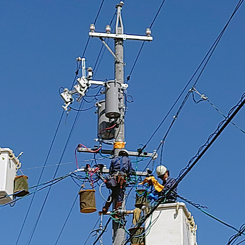 地域の電気を守る、5つの仕事